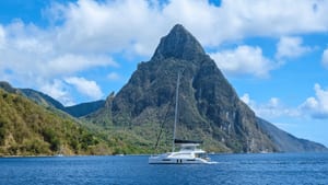 Pitons mountains of Saint Lucia
