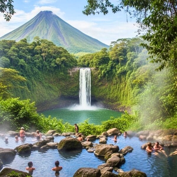 Arenal Volcano, La Fortuna Waterfall & Hot Springs (1) Arenal Volcano, La Fortuna Waterfall & Hot Springs