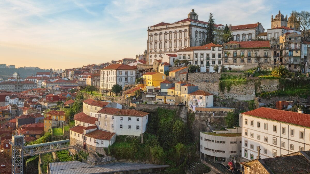 Episcopal Palace and Se Do Porto Cathedral View - Porto, Portuga