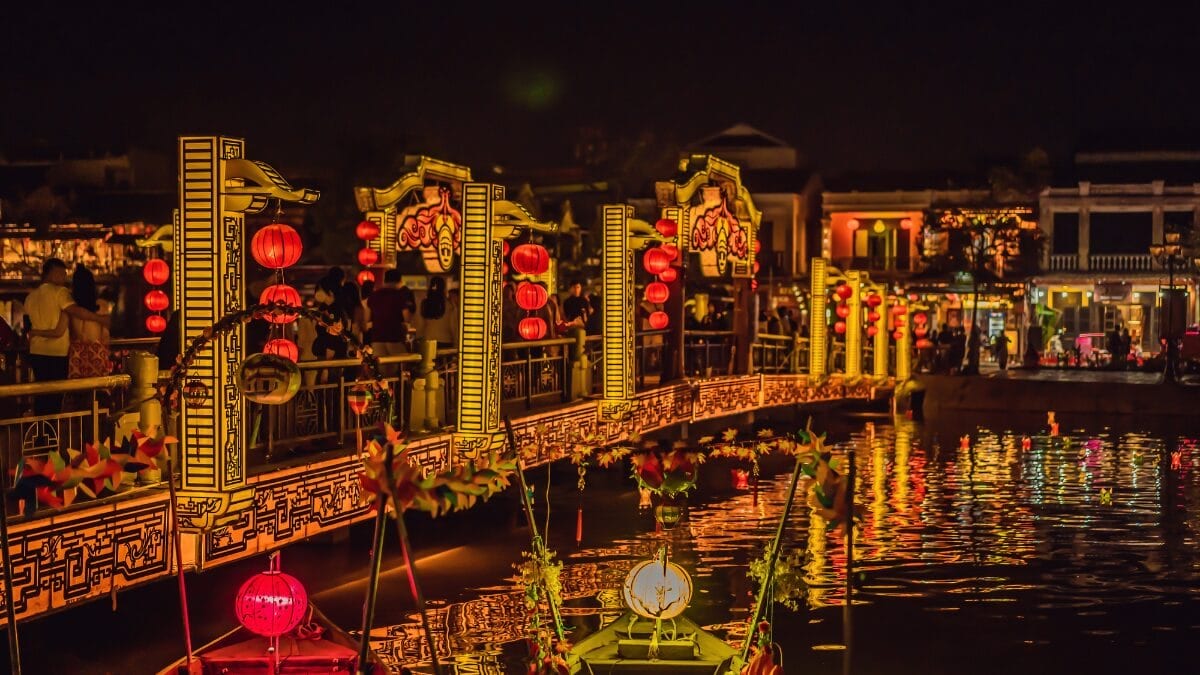 Hoi An, Vietnam at night