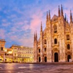 Milan Cathedral at sunrise
