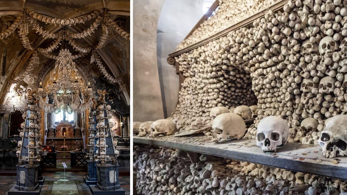 The Sedlec Ossuary (Bone Church)