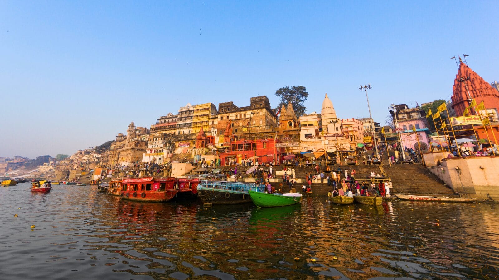 Varanasi on the Ganges India