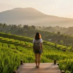Bali Travel Guide - Overlooking the rice fields