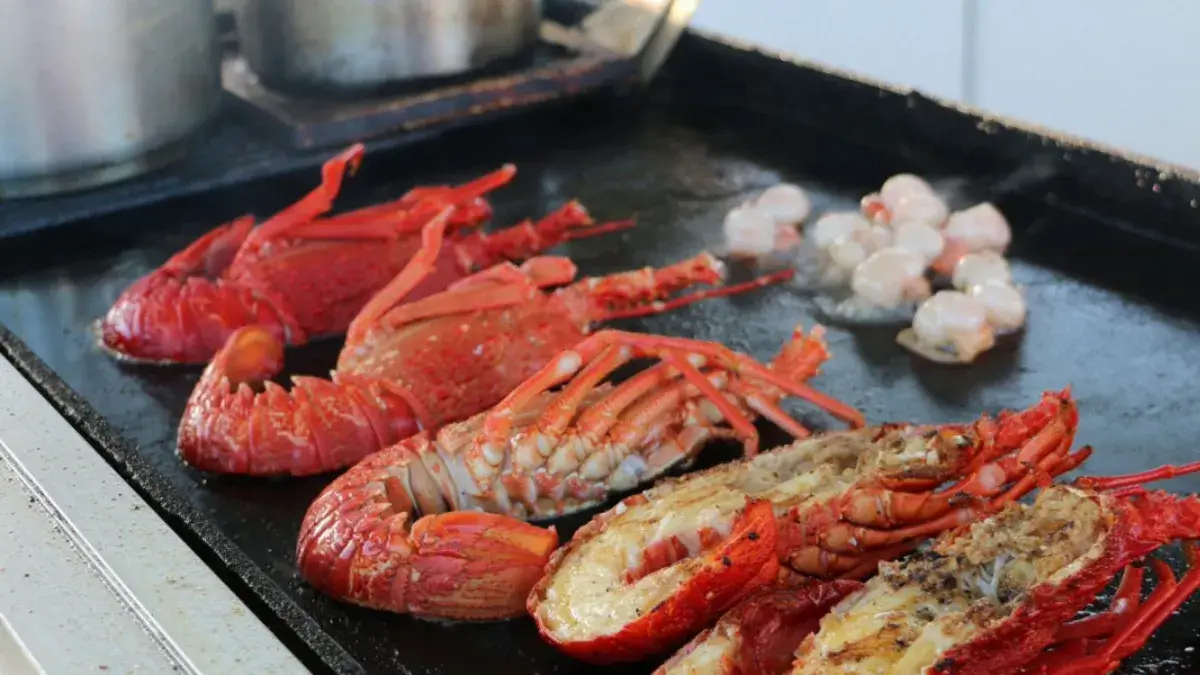 Fresh crayfish from Kaikoura coast