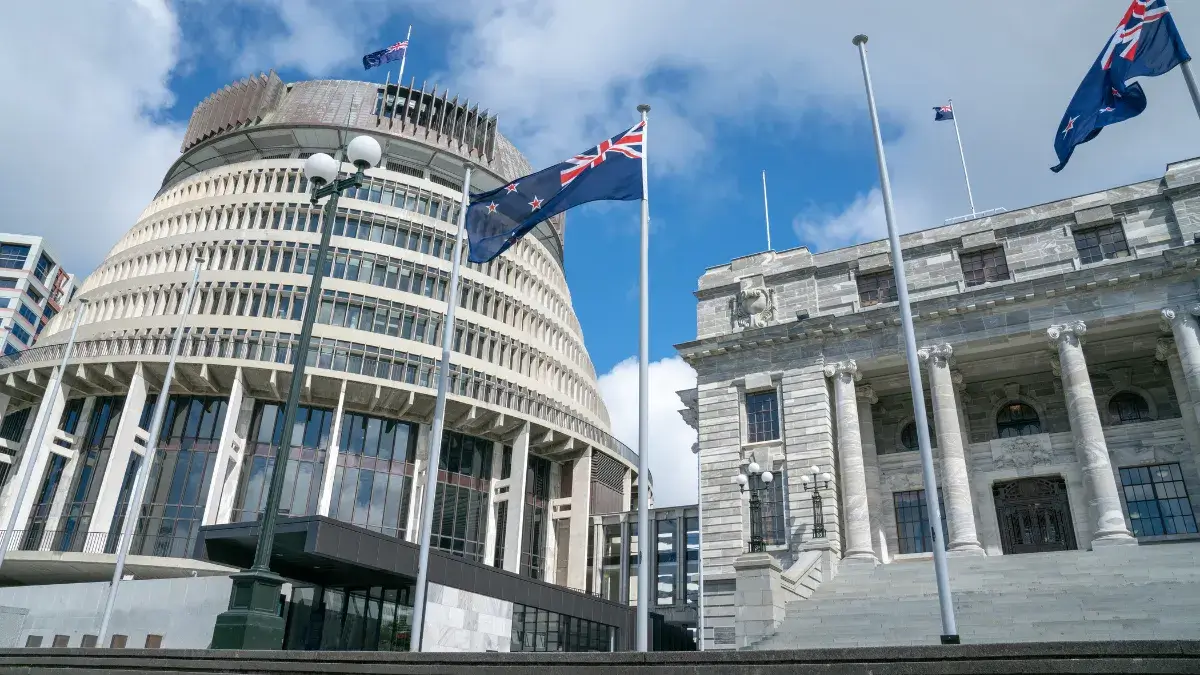 New Zealand Beehive - The Executive Wing of Parliament