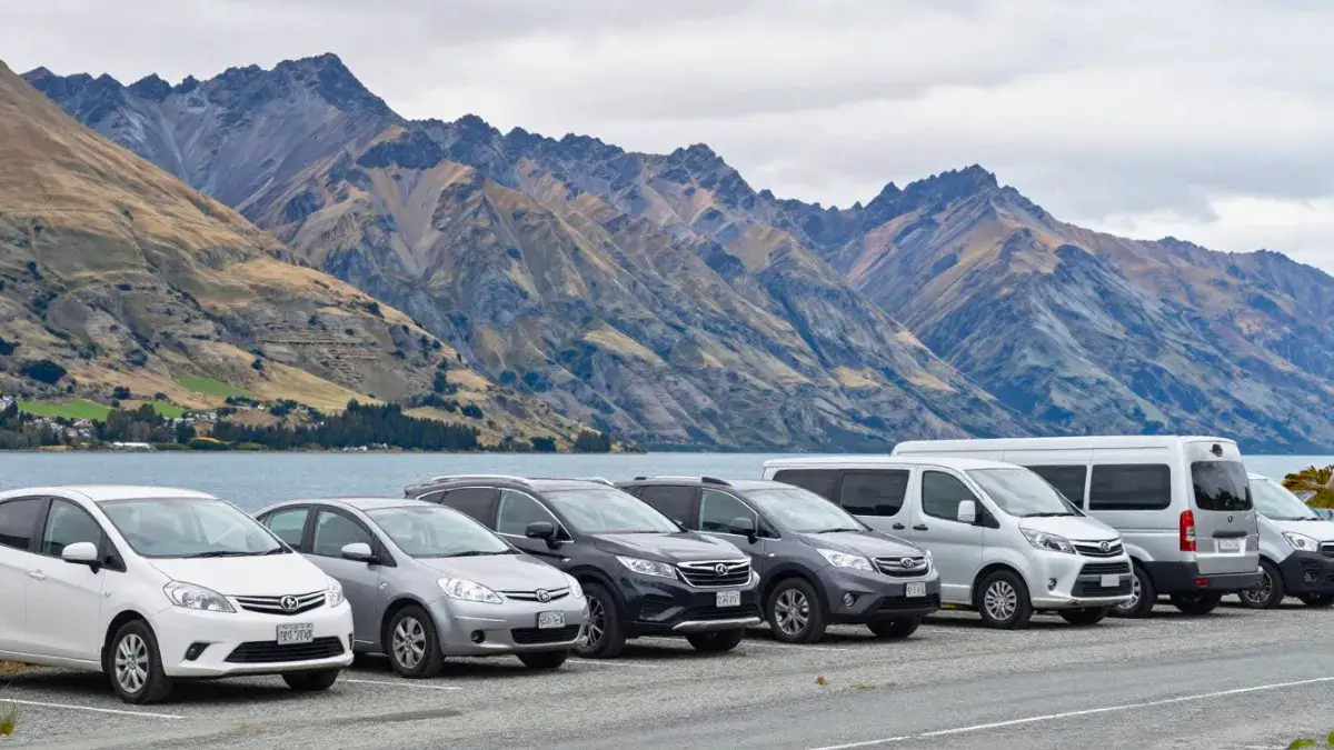 Road trip vehicle options in New Zealand including cars and campervans