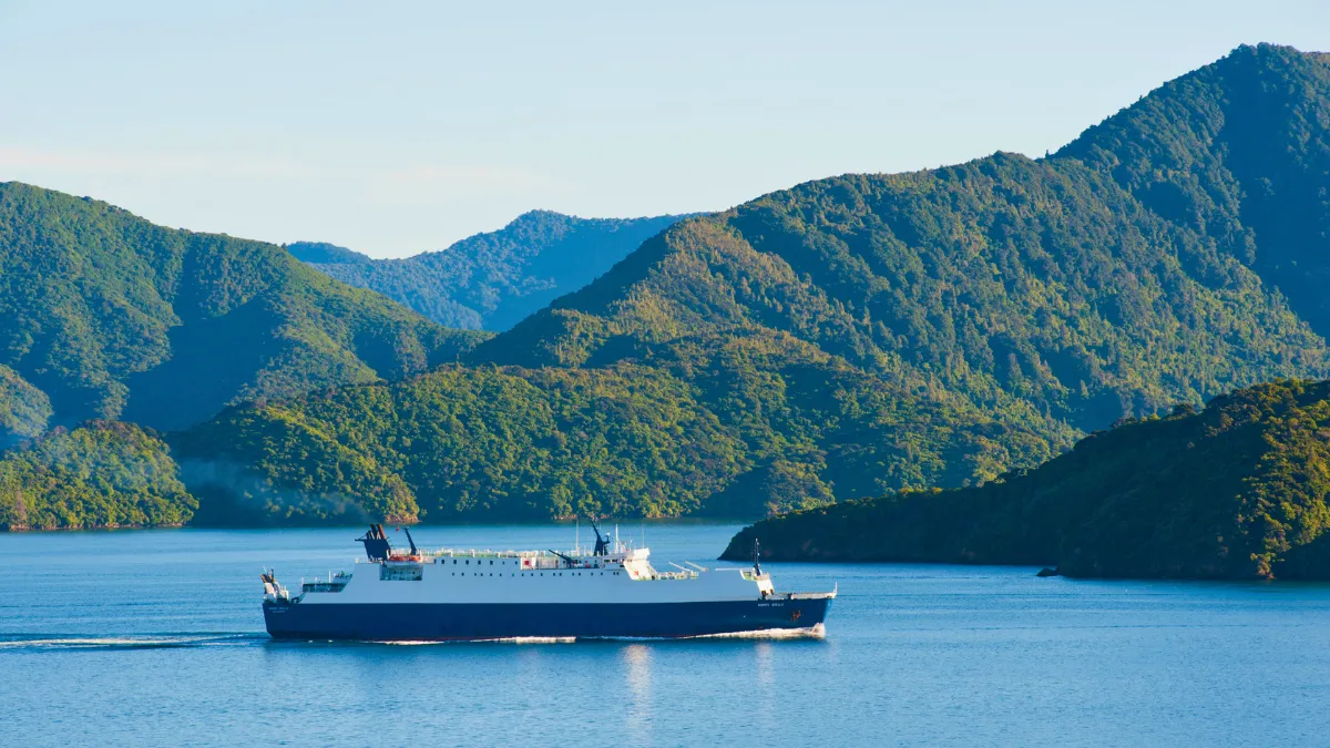 The Interislander Ferry between Picton, South Island and Welling