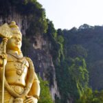 The Arulmigu Murugan Statue in Batu Caves without the crowds