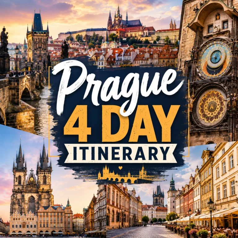 Prague 4 day itinerary