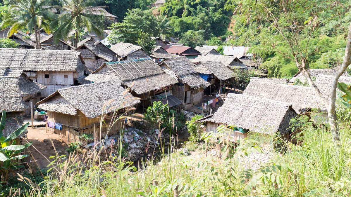 A village in Mae Sot
