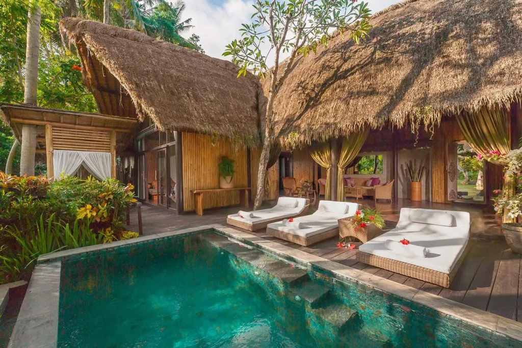 Bidadari riverfront suite with pool