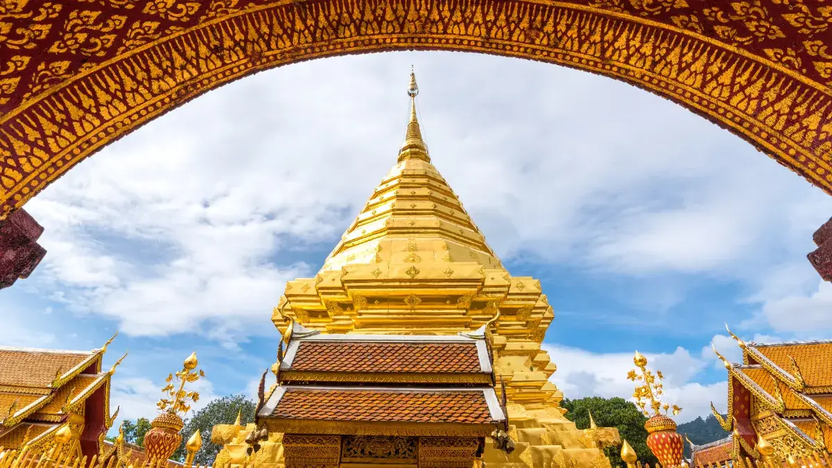 Buddhist Temple of Wat Phra That Doi Suthep Chiang Mai
