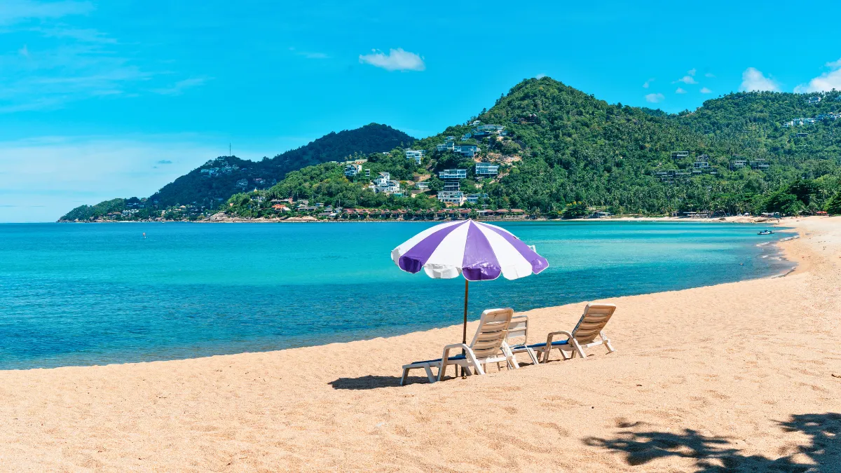 Chaweng Beach, Sea and Sky on Koh Samui