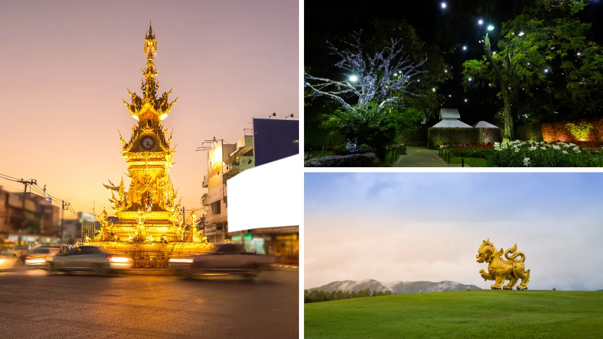 Chiang Rai Clock Tower, Tung Garden and Singha Park - Chiang Rai Travel Guide