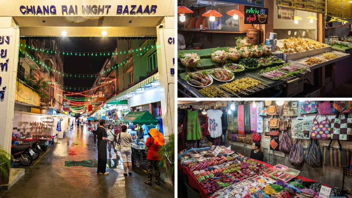 Chiang Rai Night Bazaar Thailand
