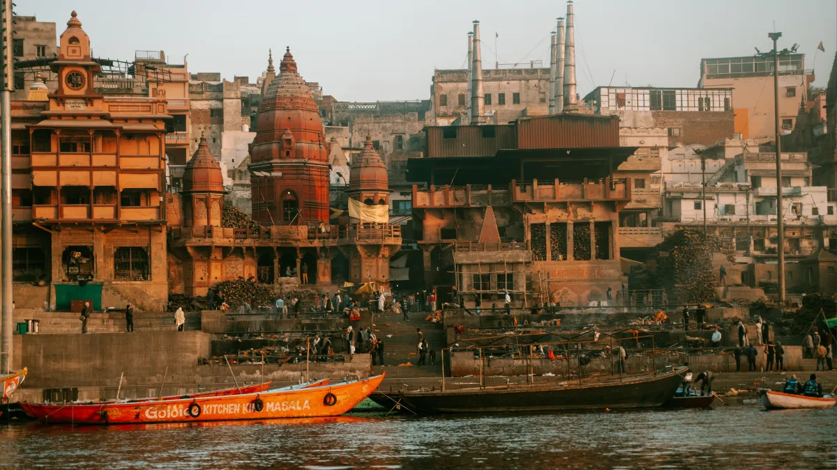 Manikarnika Ghat Shrine - the holiest cremation ground in Hinduism