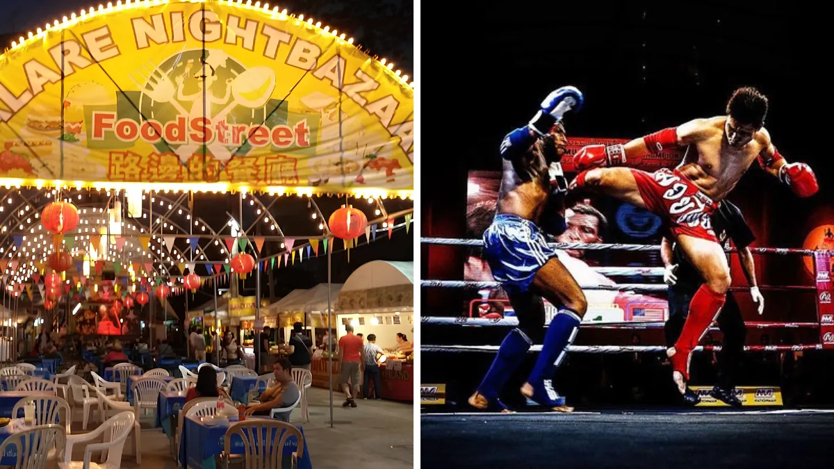 Night Bazaar and Muay Thai