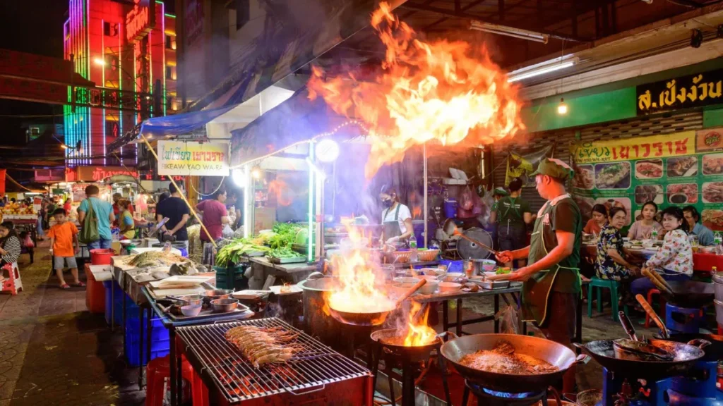 Old Phuket Town Walking Street Food Stalls