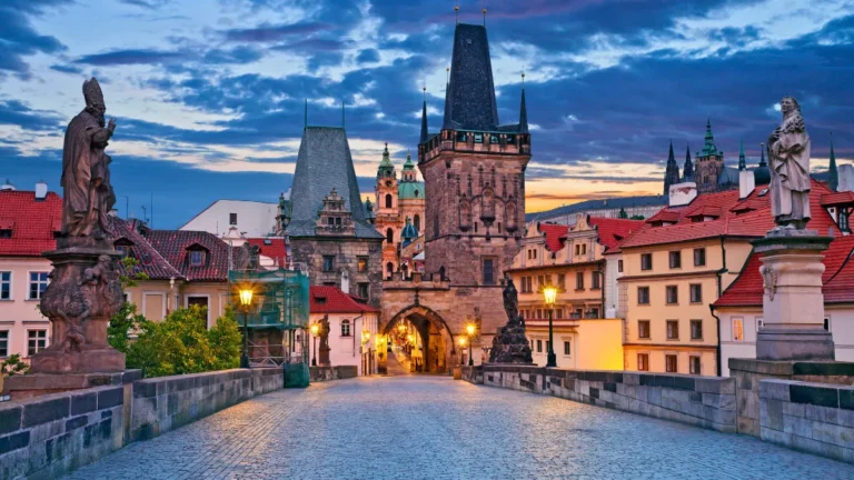 Prague from the Charles Bridge