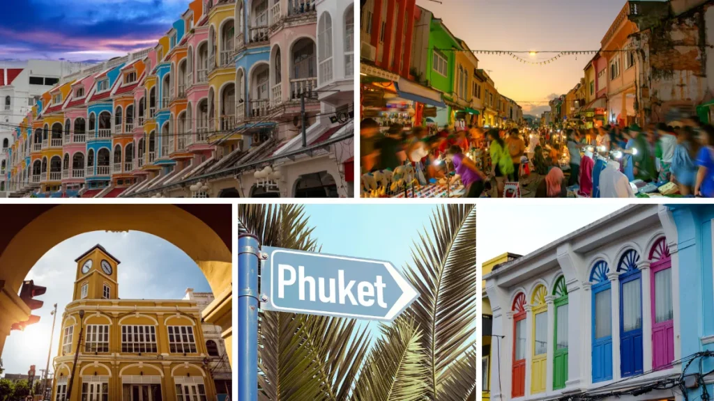 Sino Portuguese Architecture Old Phuket Town and Walking Street