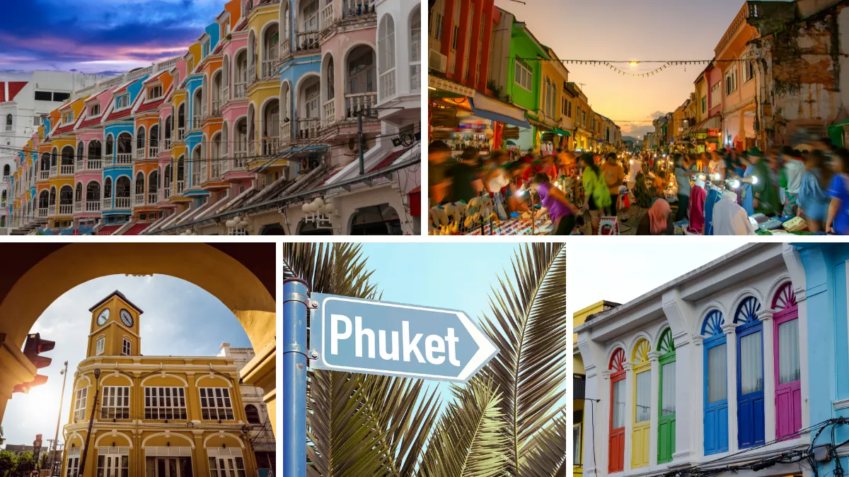 Sino Portuguese Architecture Old Phuket Town and Walking Street