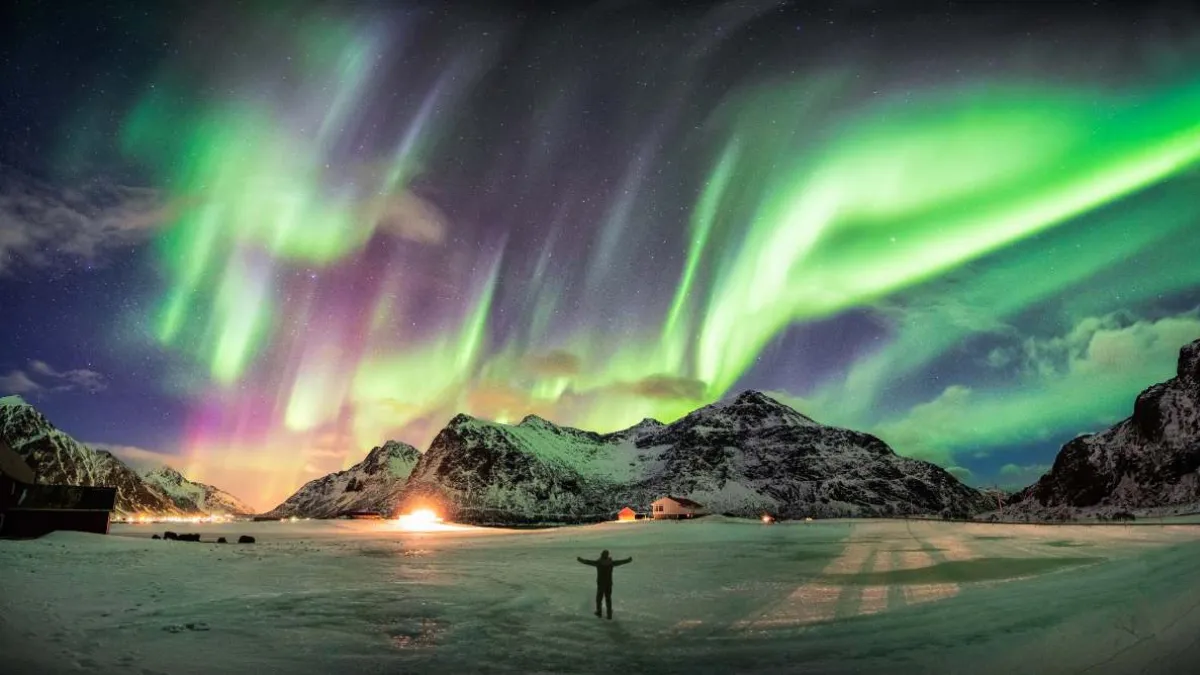 The Aurora Borealis (or Northern Lights) in Iceland
