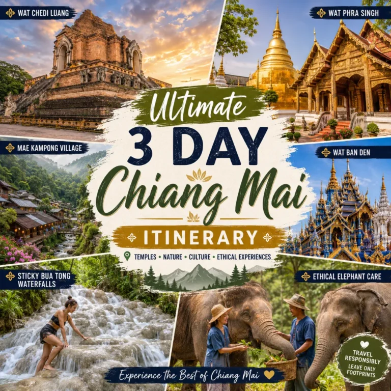 Ultimate 3 Day Chiang Mai Itinerary Planner