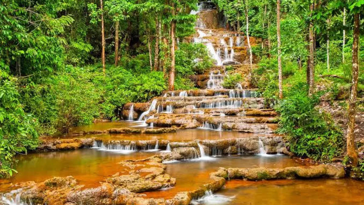 Waterfall in Tak Province - West Thailand Itinerary
