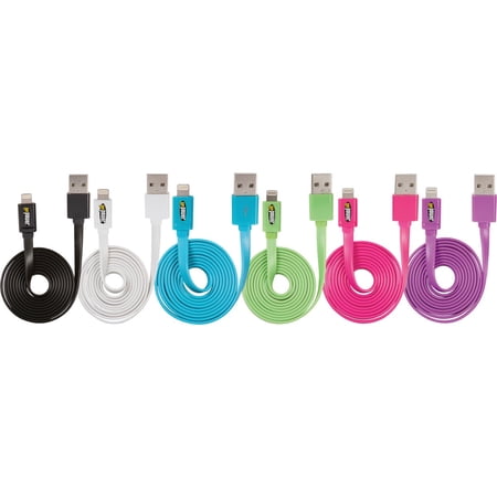 Aries GetPower USB Charging & Sync Cable Display - Pack of 6