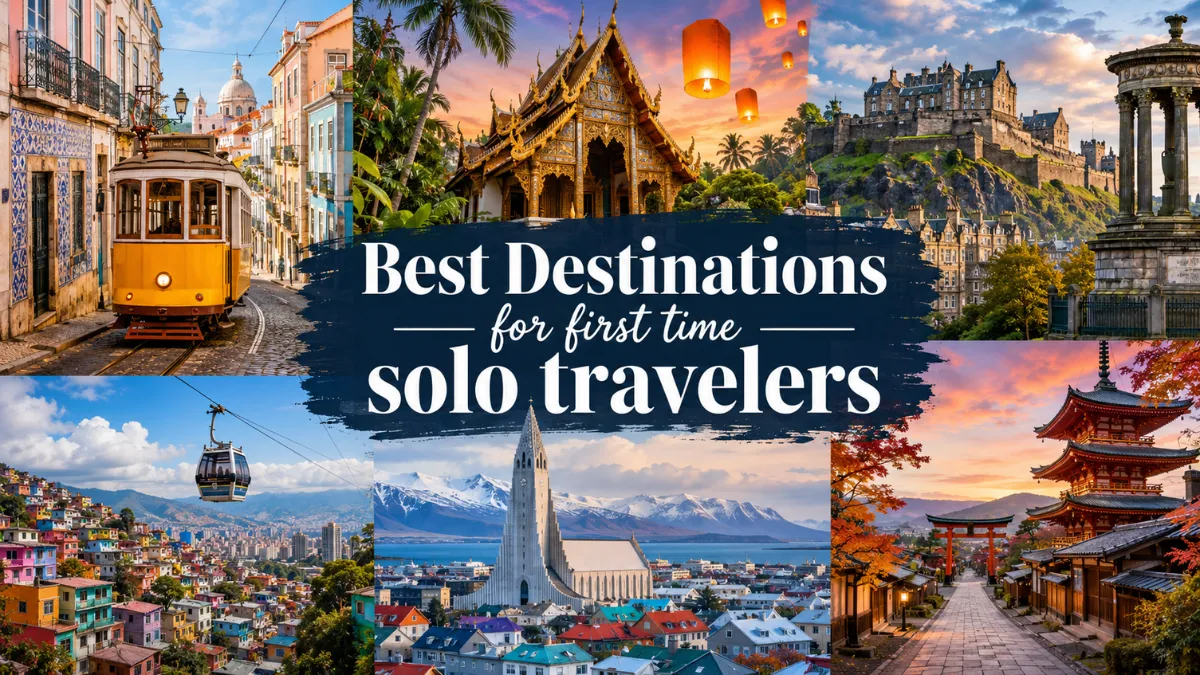 best destinations for first time solo travelers