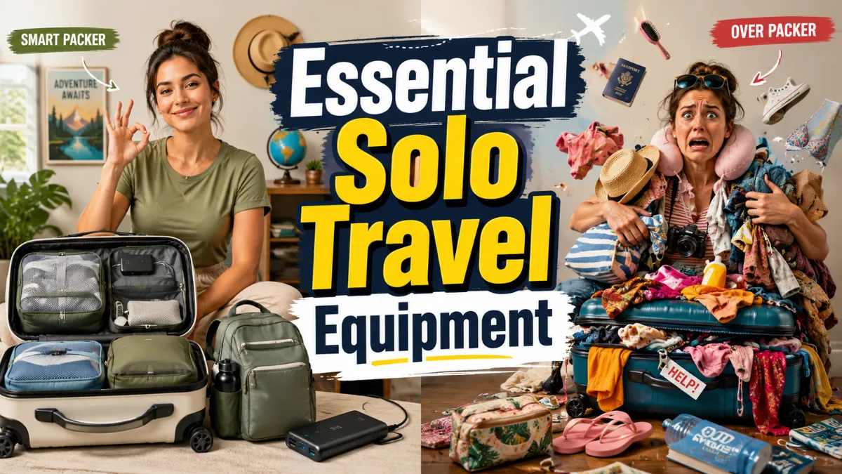 essential solo travel equipment