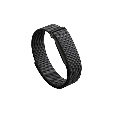 Google Fitbit Air - Screenless Fitness and Health Tracker - Personalized AI-Powered Coaching - Works with Android and iOS - Obsidian - One Size