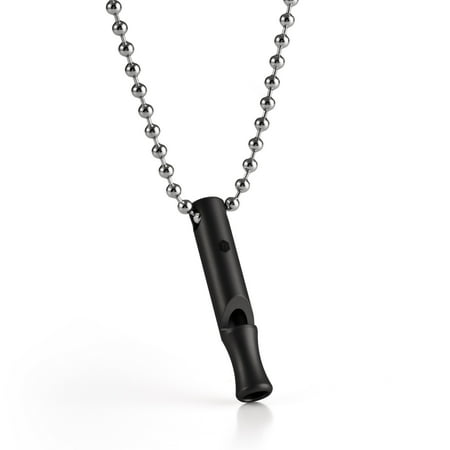 Key Unity Titanium Whistle, EDC Necklace Signal Whistle for Outdoor Safety, Camping, Hiking, Training, KA22