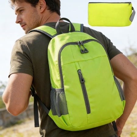 Lightweight Foldable Waterproof Backpack Durable Portable Daypack Large‑Capacity Casual Shoulder Bag for Sports Hiking Camping