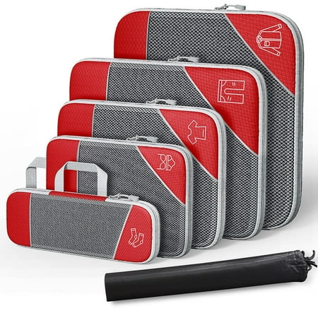 Simplifyliving Compression Packing Cubes Travel Packing Cubes Compression for Carry Ons Mesh Travel Cubes for Packing Compression