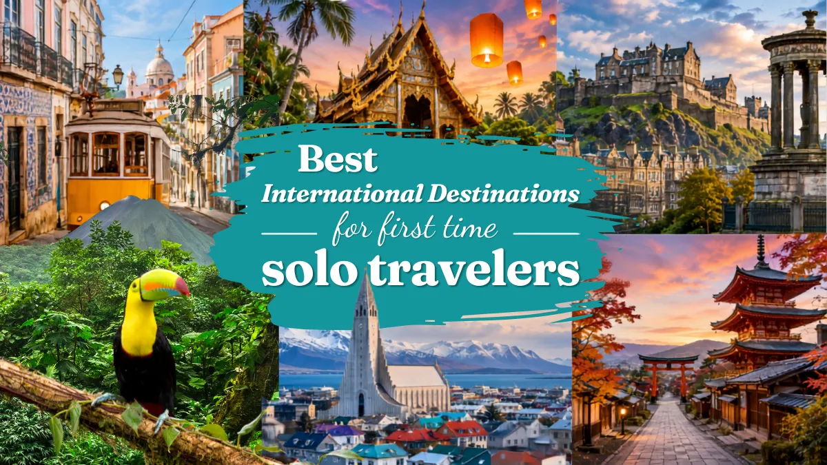 Best international destinations for first time solo travelers
