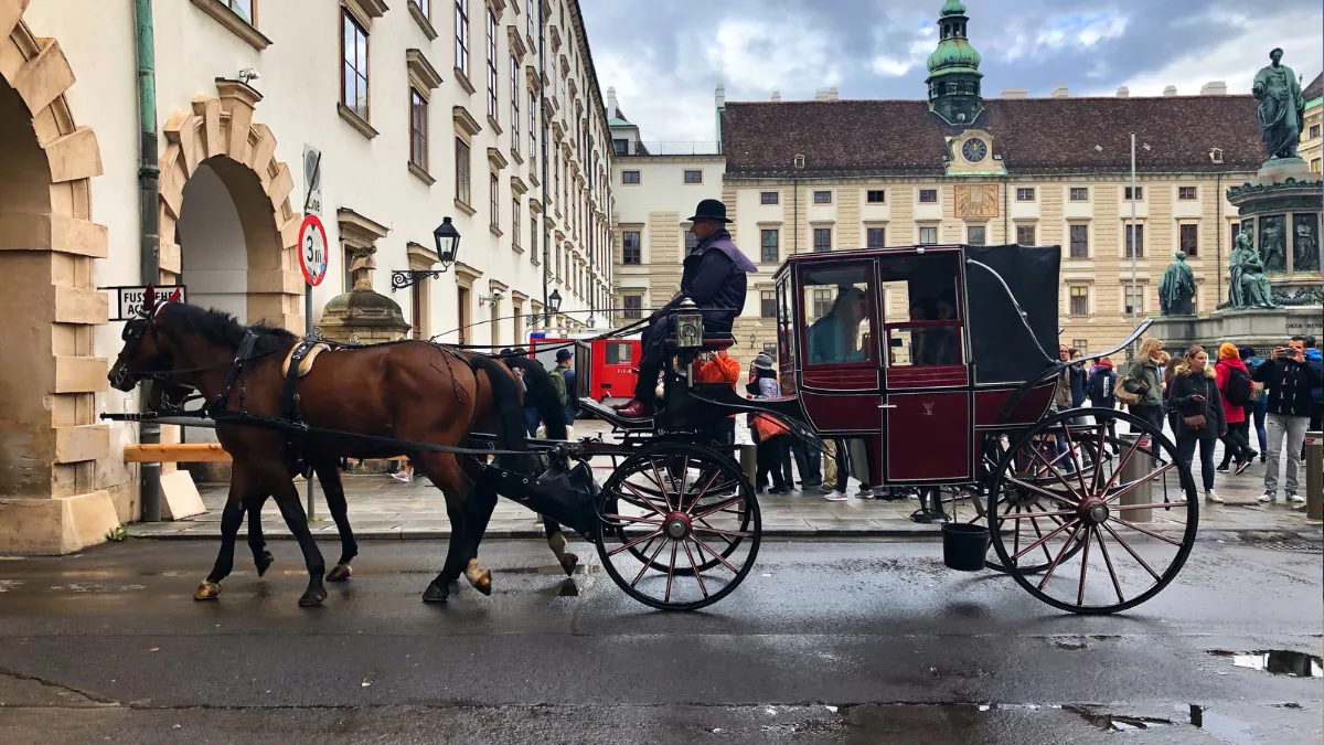 Horse carriage in Vienna 2026