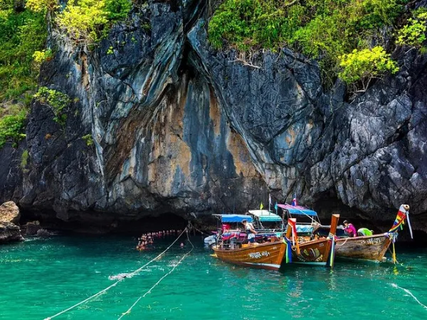 Koh Muk + Emerald Cave Snorkeling Tour by Classic Longtail Boat