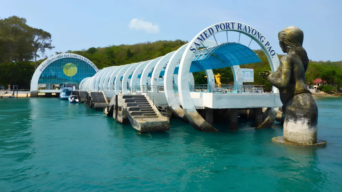 Nuanthip pier (Nadan Pier) entrance Ko Samed