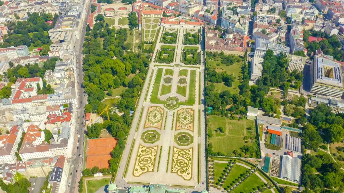 The Baroque Belvedere Palace and Gardens