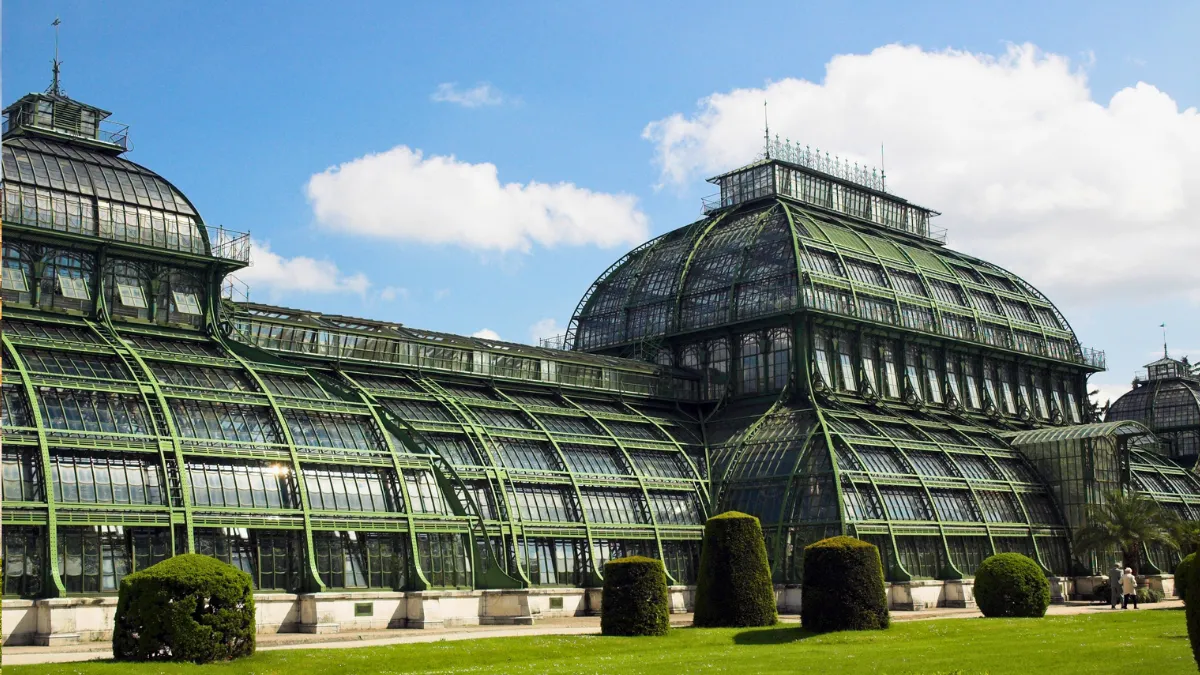The Palmhaus or Greenhouse at the Schonbrunn palace