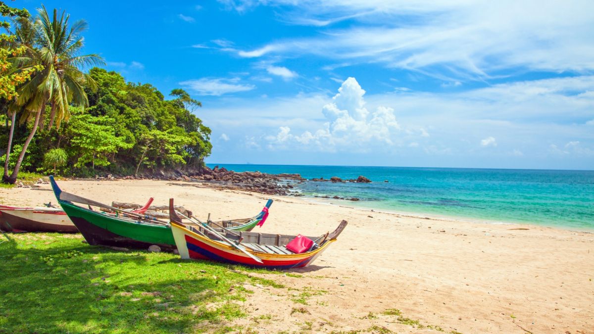 Beach and Fishing Boat, Koh Lanta