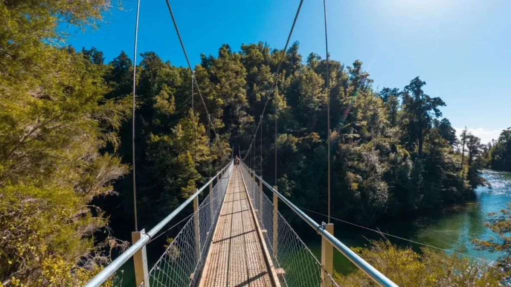 Falls river bridge crossing