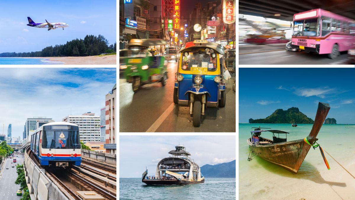 How to Get Around Thailand transport options from Bangkok to the islands