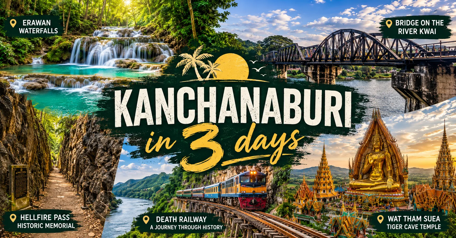 Kanchanaburi in 3 days itinerary