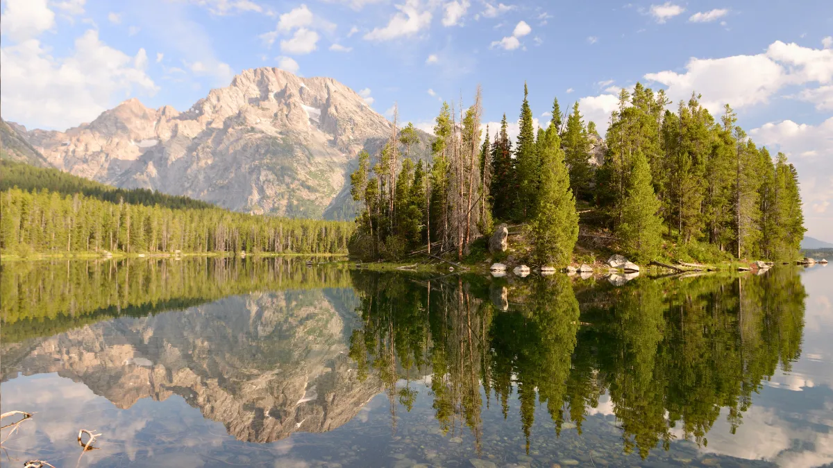 Leigh Lake Trail Grand Teton National Park