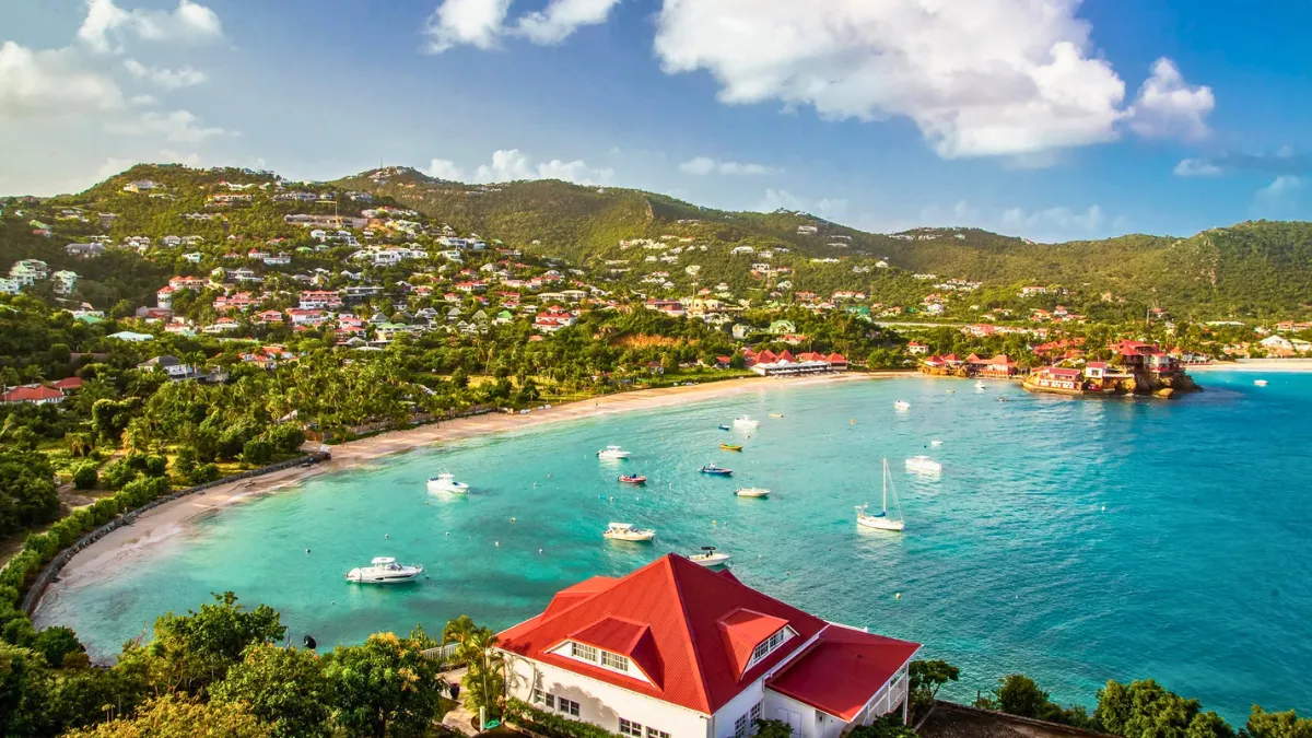 Nikki Beach views, St Barts