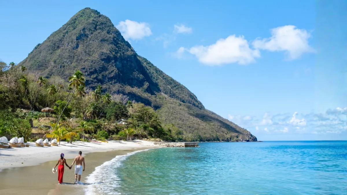 Romantic beach walks in Sant Lucia