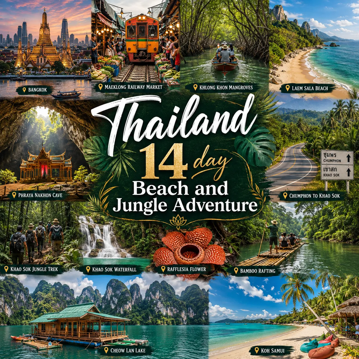 Thailand Beach and Jungle Adventure